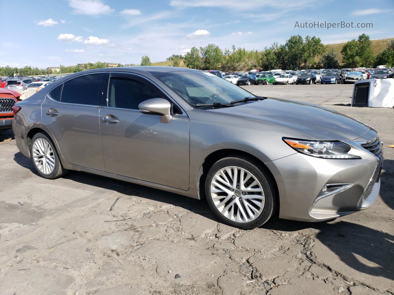 2017 Lexus Es 350 Серебряный vin: 58ABK1GG7HU074620