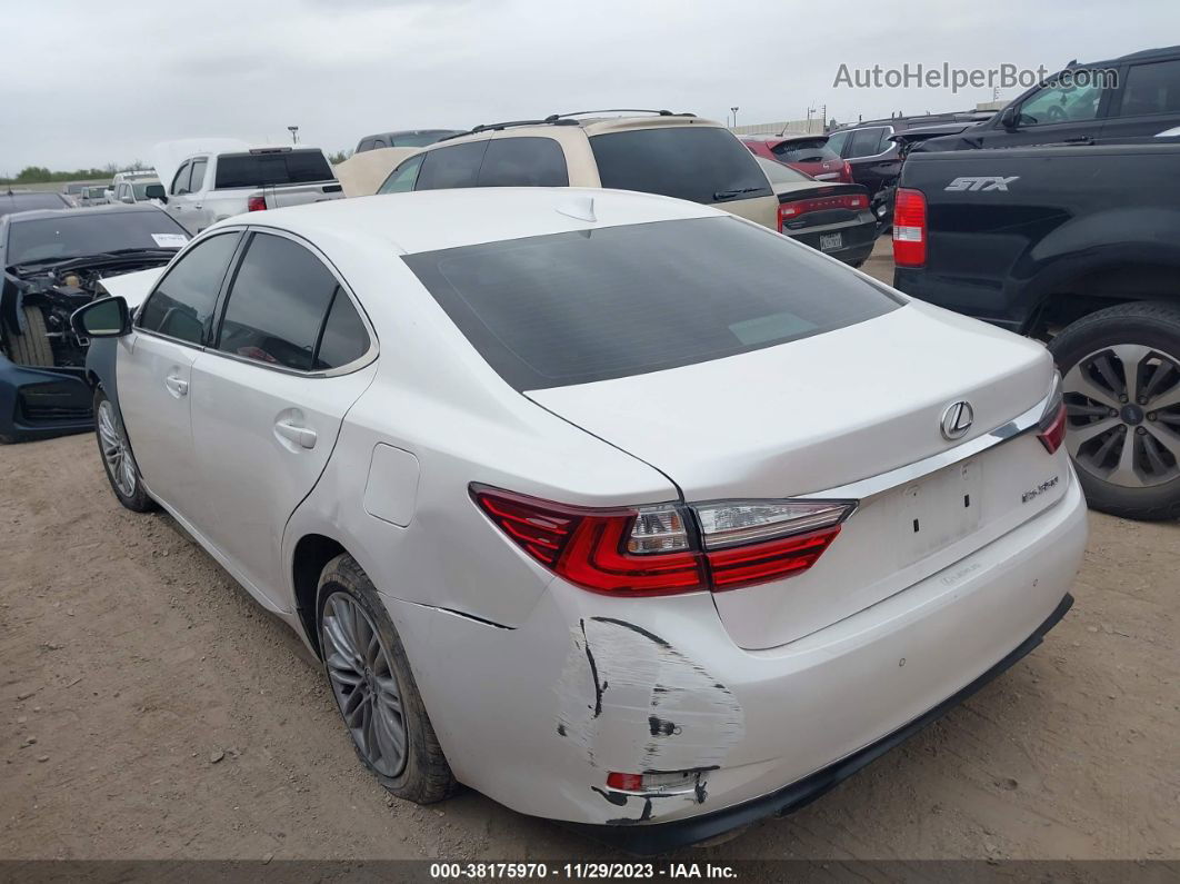 2017 Lexus Es 350 White vin: 58ABK1GG7HU077047