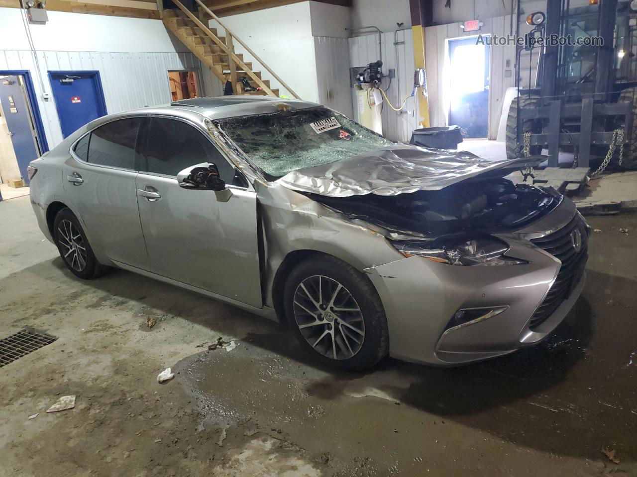 2017 Lexus Es 350 Серый vin: 58ABK1GG7HU077095