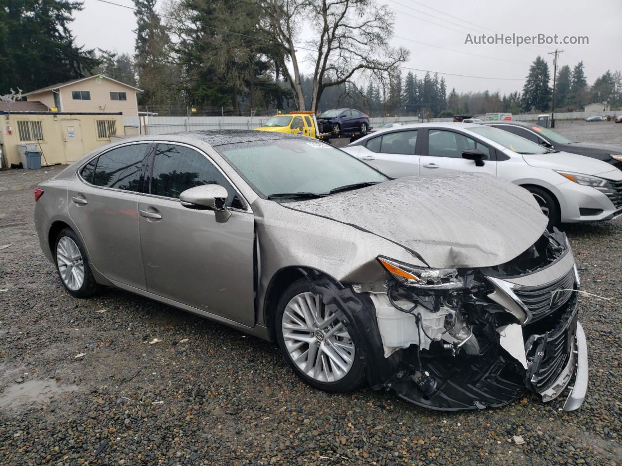 2018 Lexus Es 350 Серый vin: 58ABK1GG7JU082531