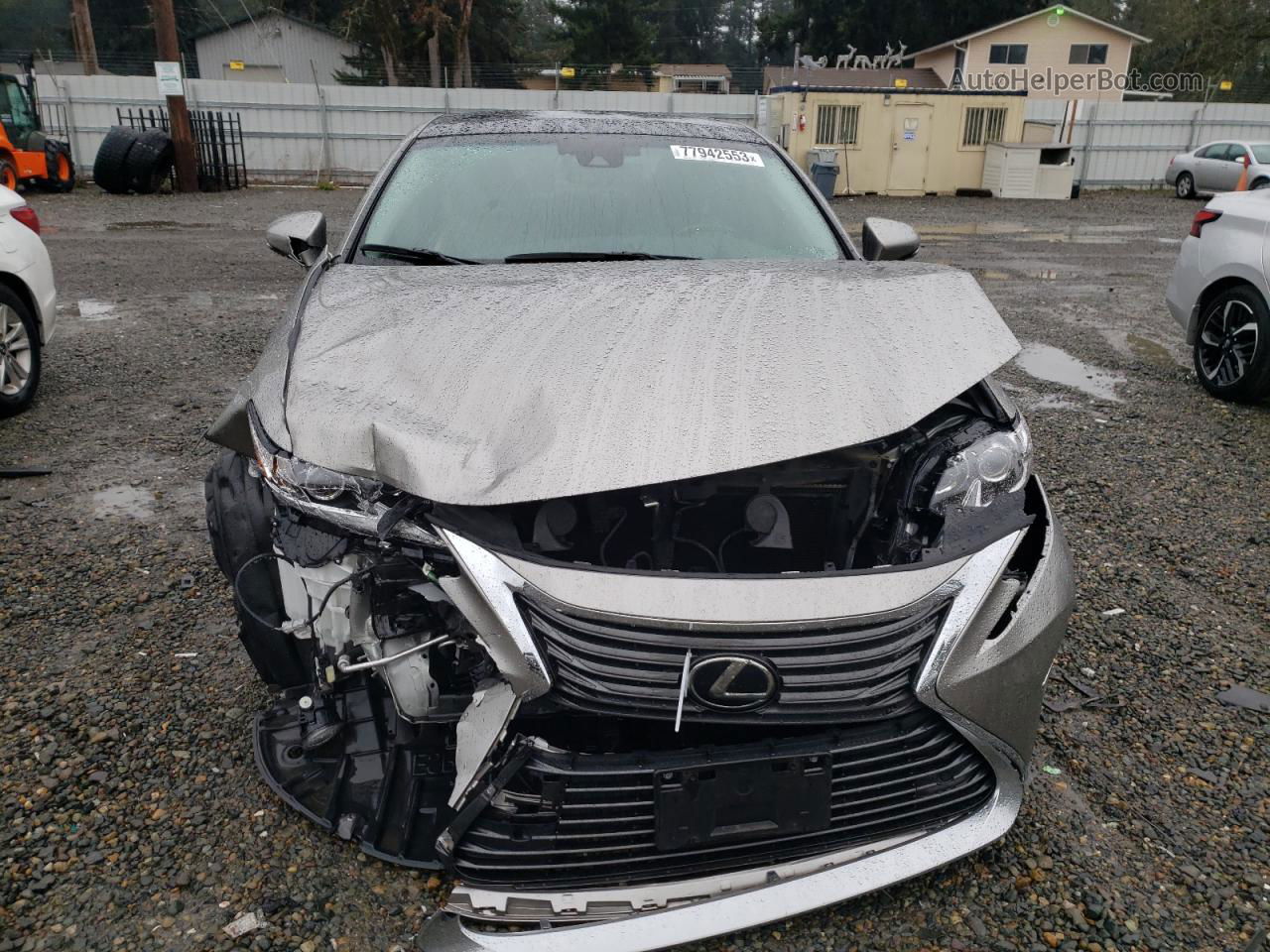 2018 Lexus Es 350 Gray vin: 58ABK1GG7JU082531