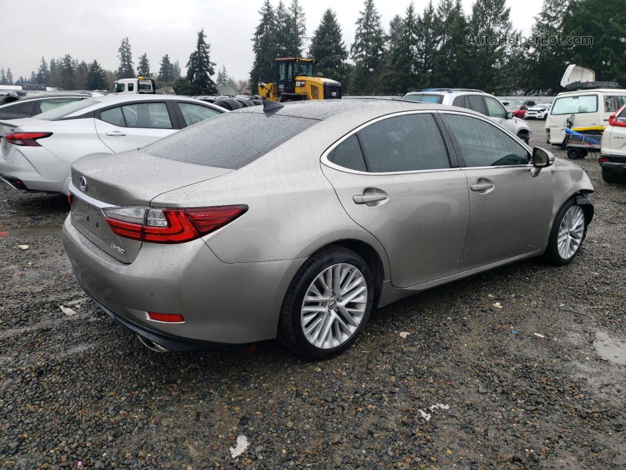 2018 Lexus Es 350 Серый vin: 58ABK1GG7JU082531