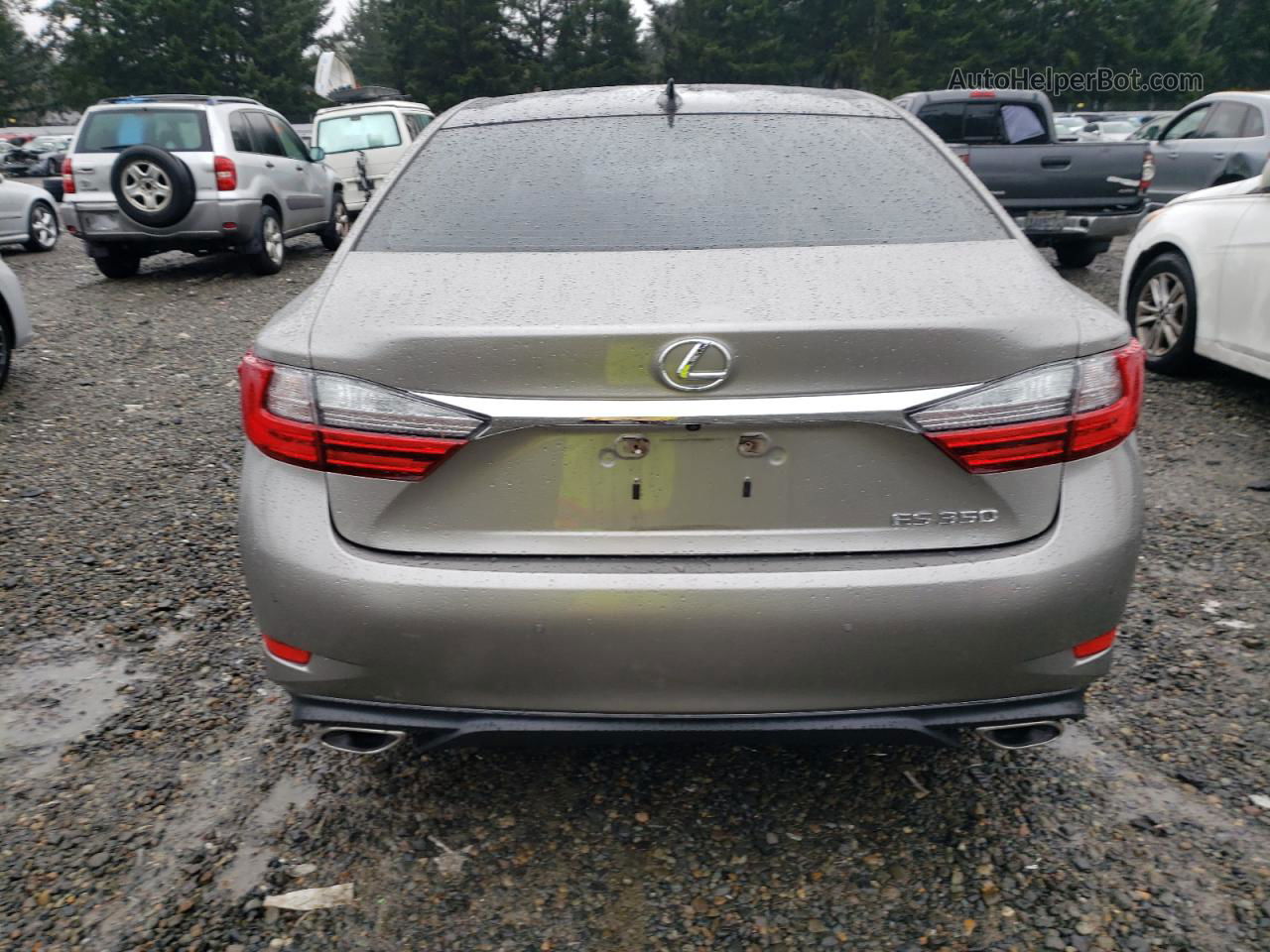 2018 Lexus Es 350 Gray vin: 58ABK1GG7JU082531