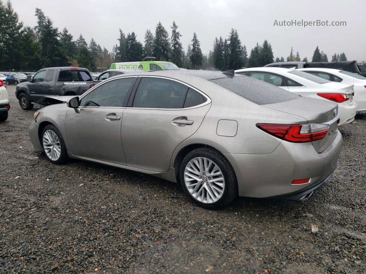 2018 Lexus Es 350 Gray vin: 58ABK1GG7JU082531