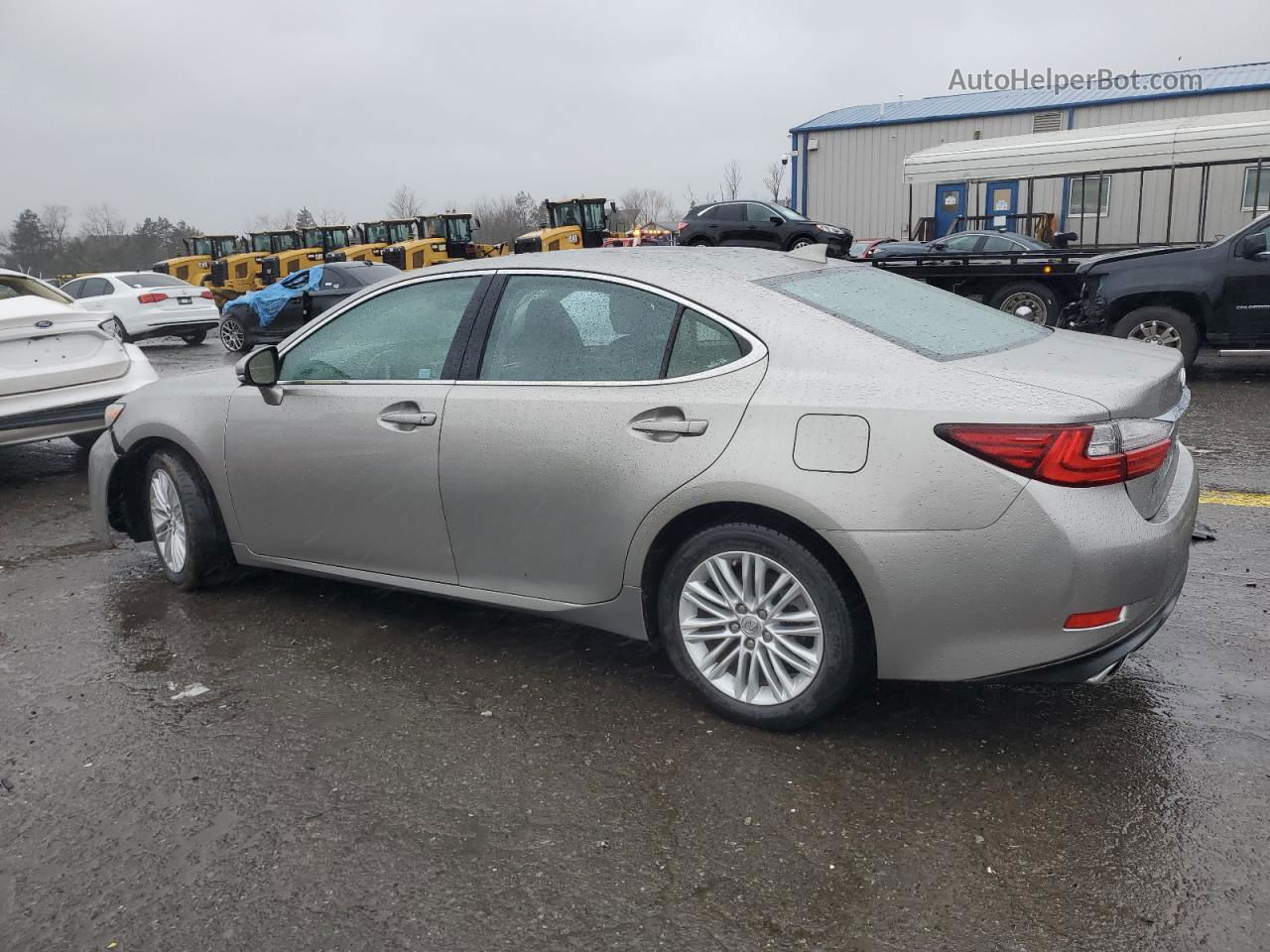 2018 Lexus Es 350 Silver vin: 58ABK1GG7JU083033