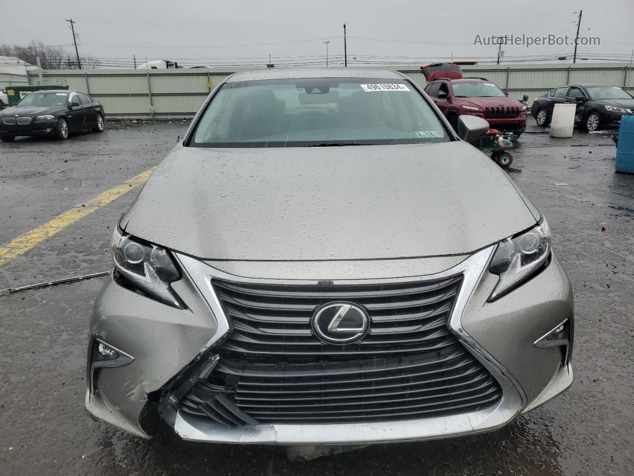 2018 Lexus Es 350 Серебряный vin: 58ABK1GG7JU083033