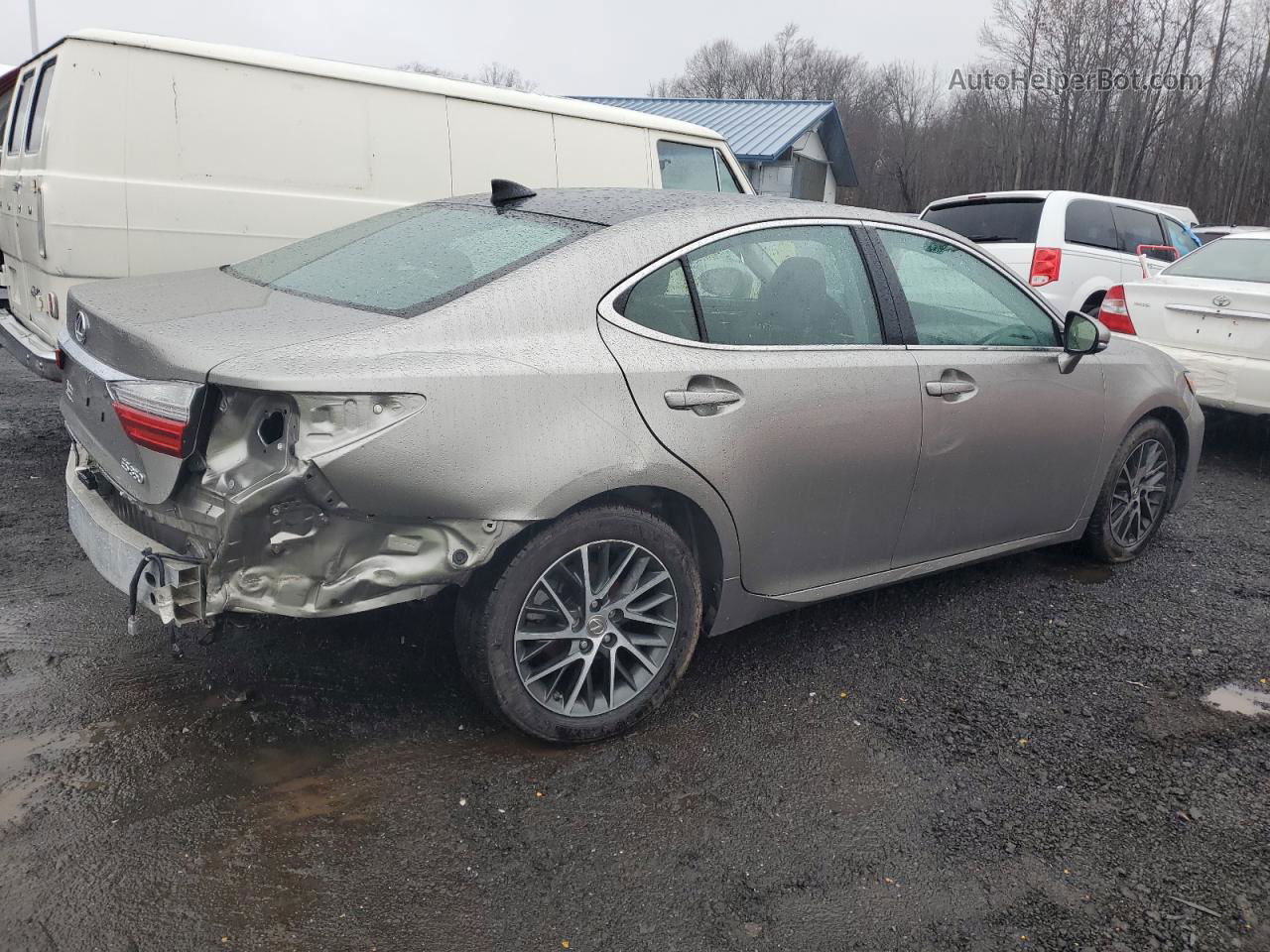 2018 Lexus Es 350 Silver vin: 58ABK1GG7JU103622