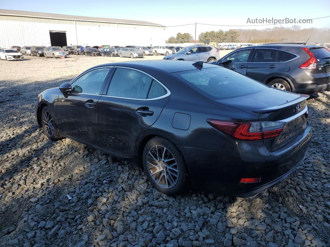 2018 Lexus Es 350 Black vin: 58ABK1GG7JU105712