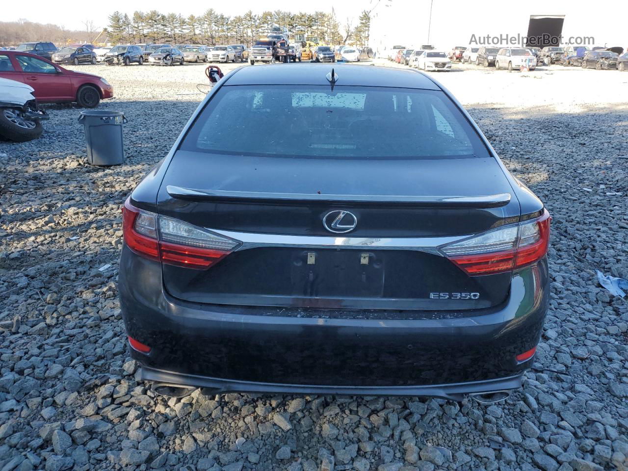 2018 Lexus Es 350 Black vin: 58ABK1GG7JU105712