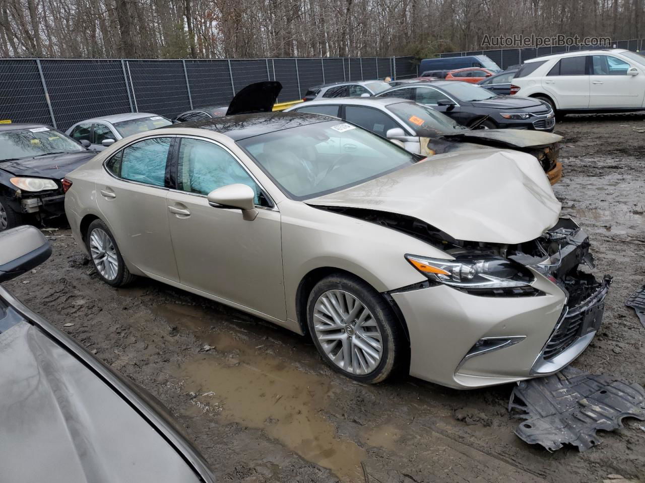 2016 Lexus Es 350 Beige vin: 58ABK1GG8GU004669