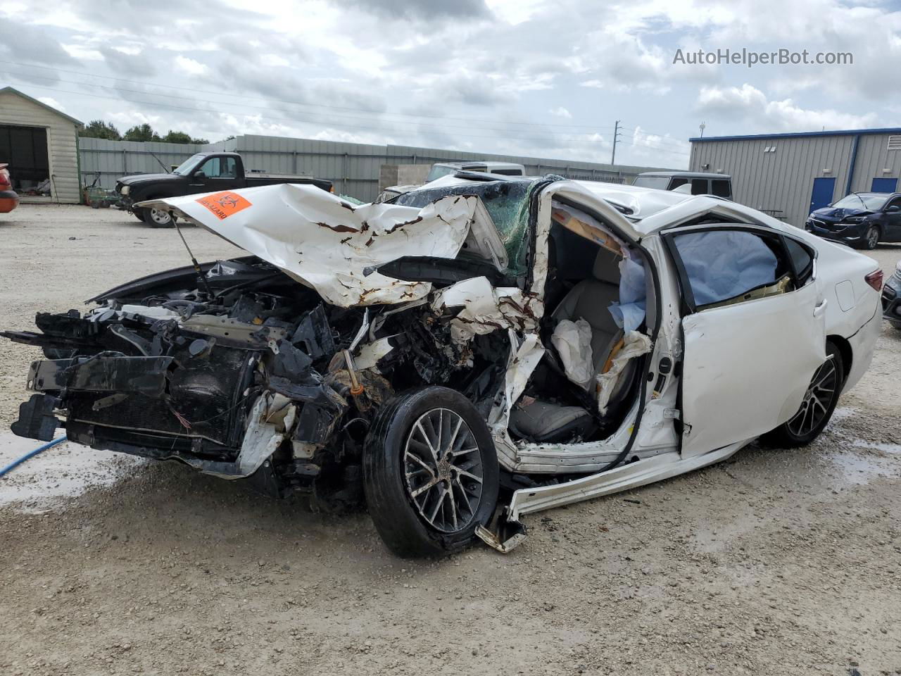 2016 Lexus Es 350 White vin: 58ABK1GG8GU009693