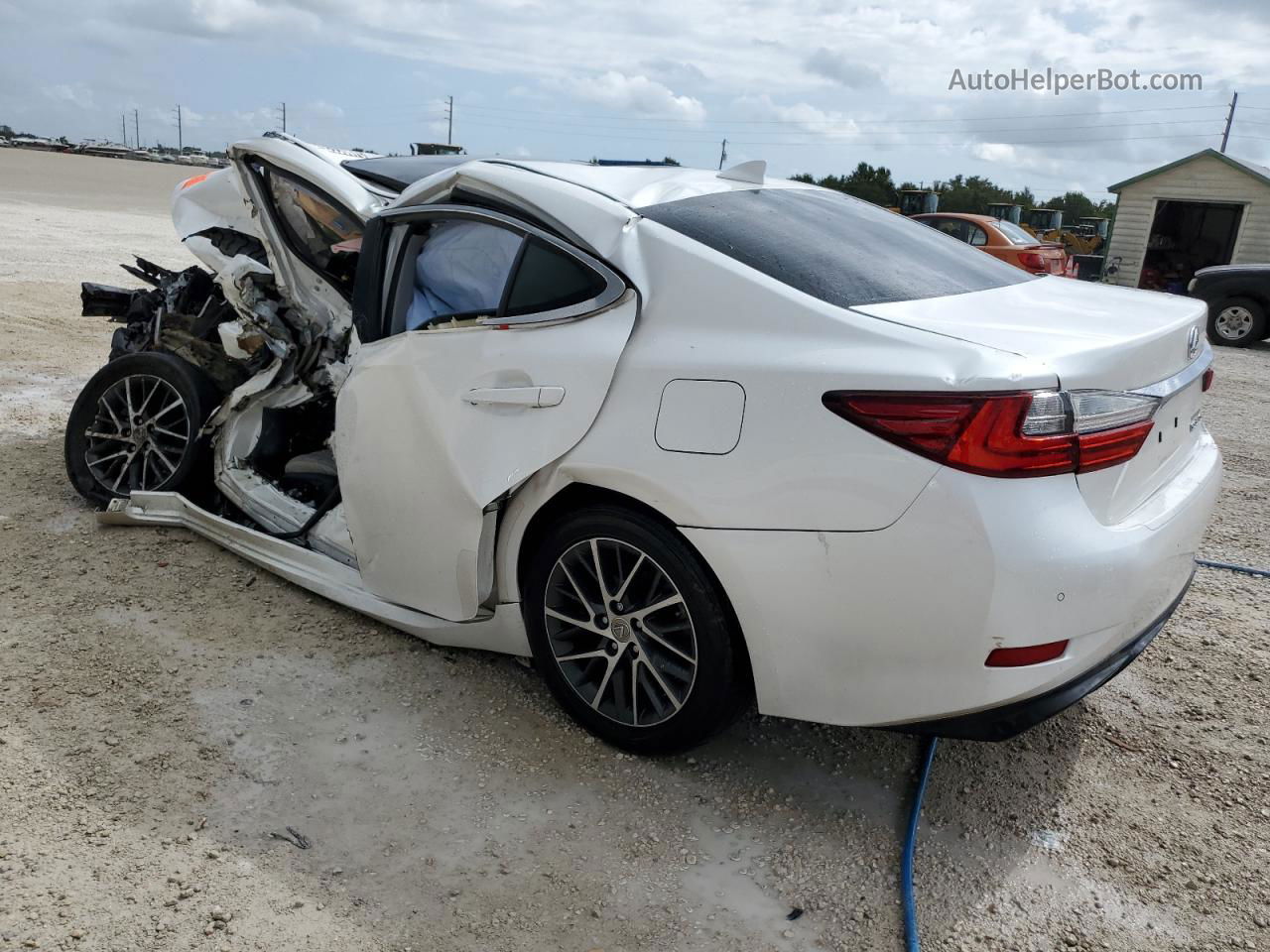 2016 Lexus Es 350 White vin: 58ABK1GG8GU009693