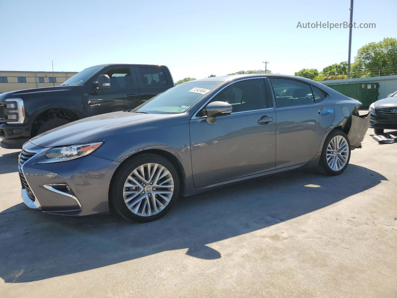 2016 Lexus Es 350 Charcoal vin: 58ABK1GG8GU010391