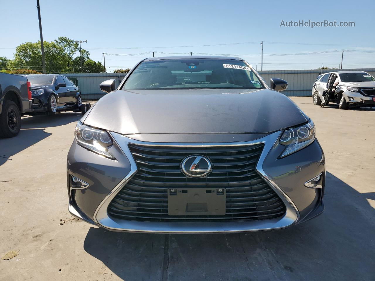 2016 Lexus Es 350 Charcoal vin: 58ABK1GG8GU010391