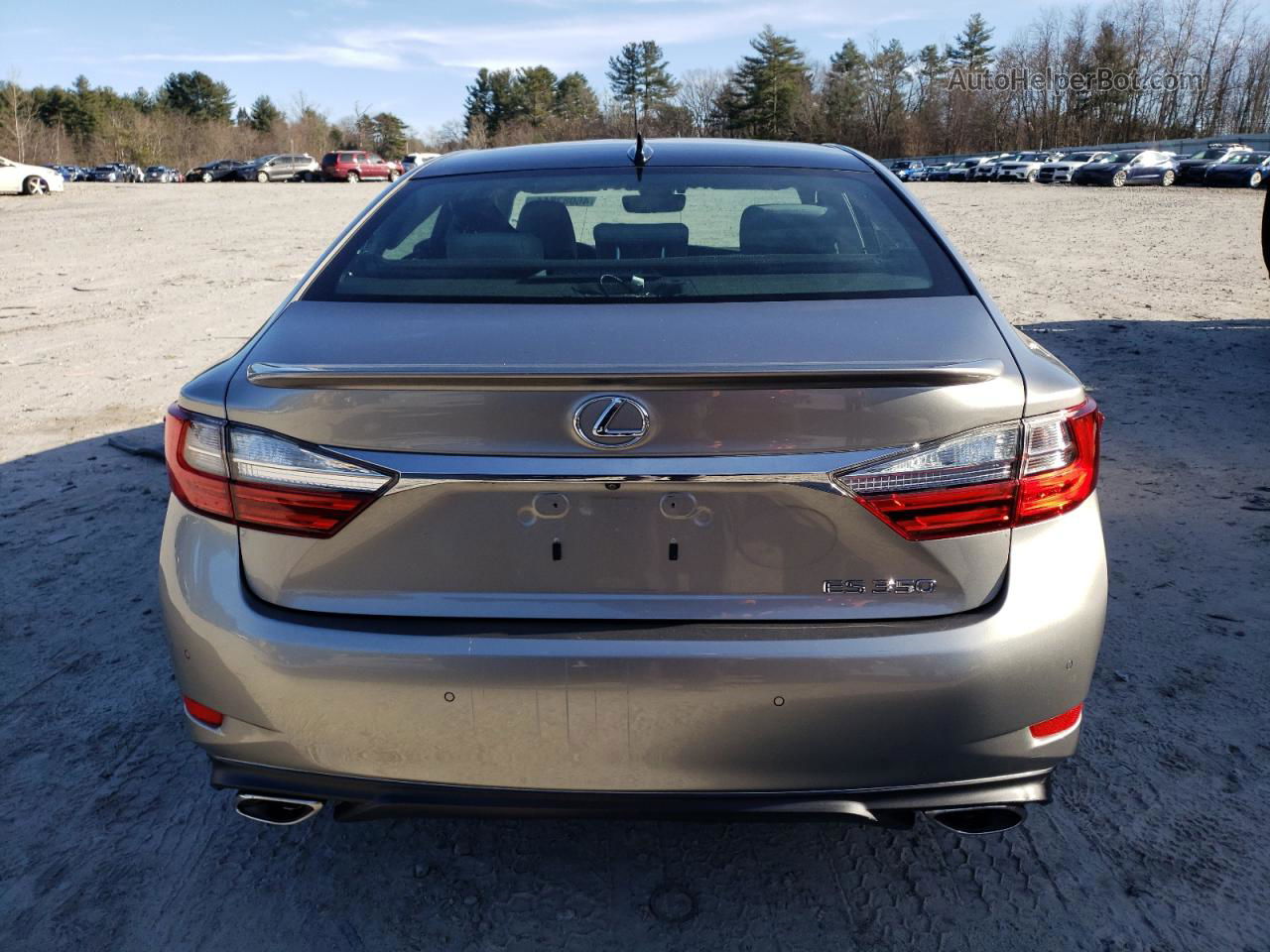 2016 Lexus Es 350 Gray vin: 58ABK1GG8GU013016