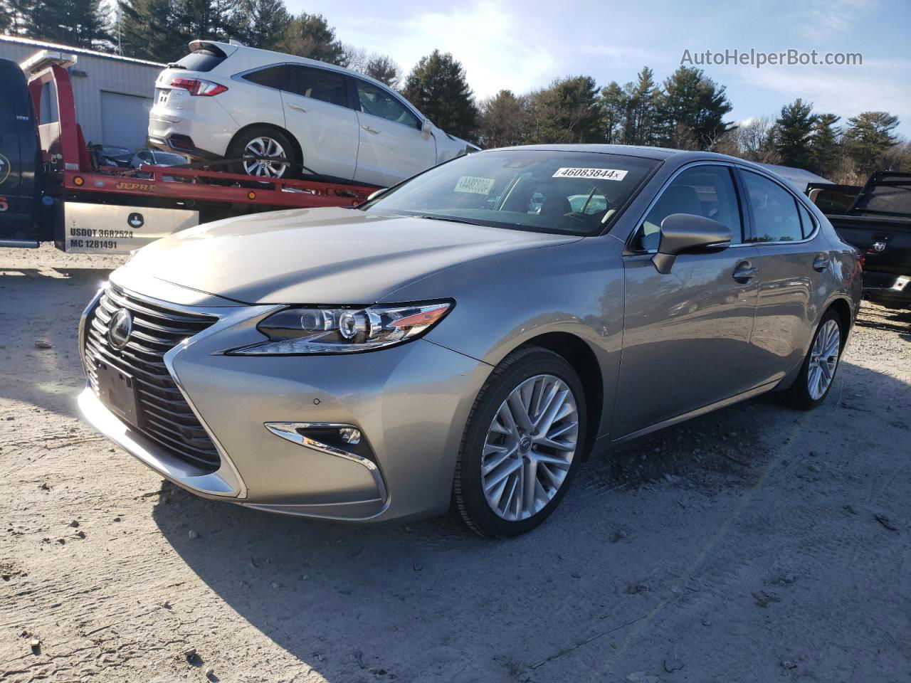 2016 Lexus Es 350 Gray vin: 58ABK1GG8GU013016