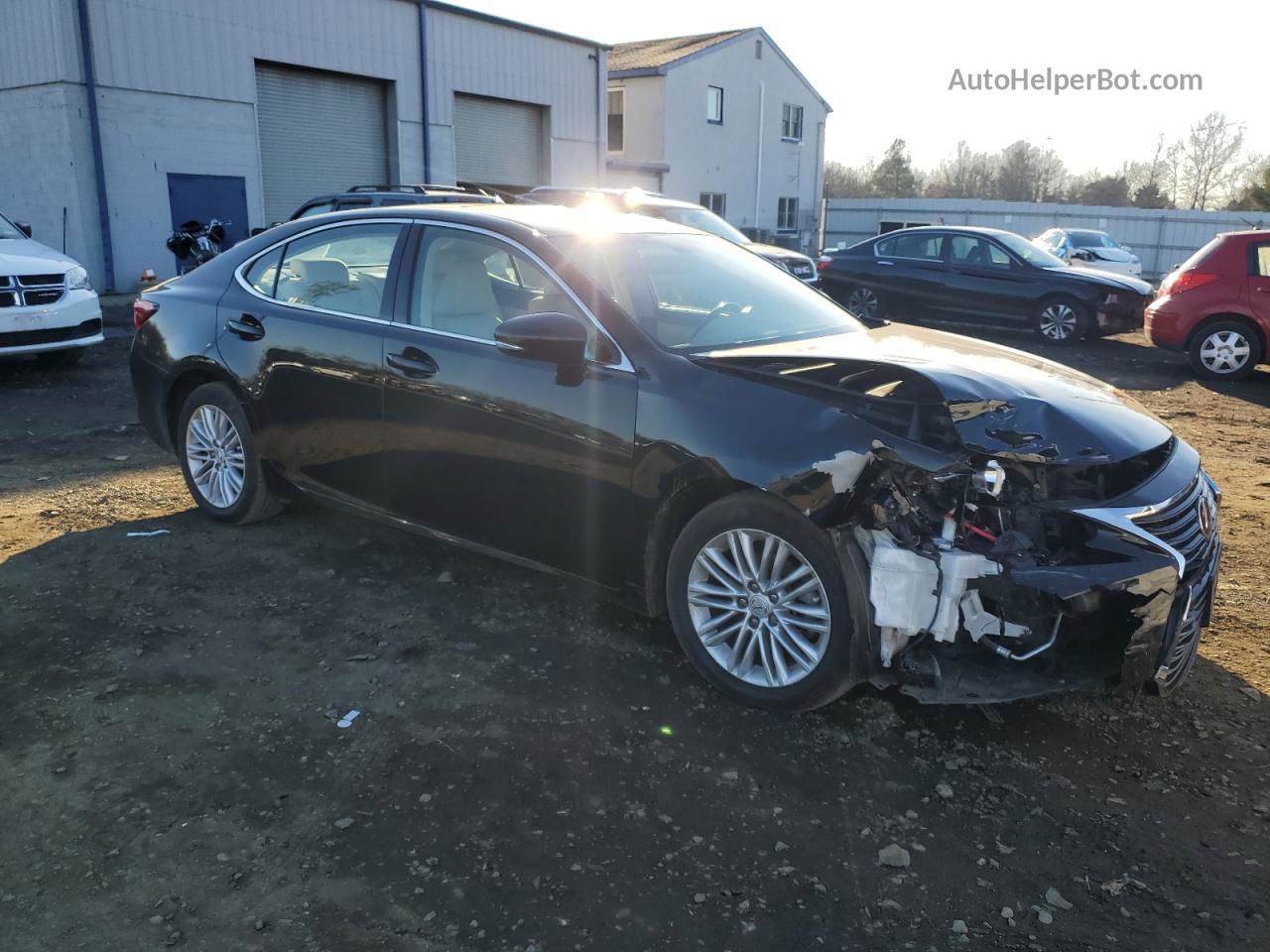 2016 Lexus Es 350 Черный vin: 58ABK1GG8GU025215