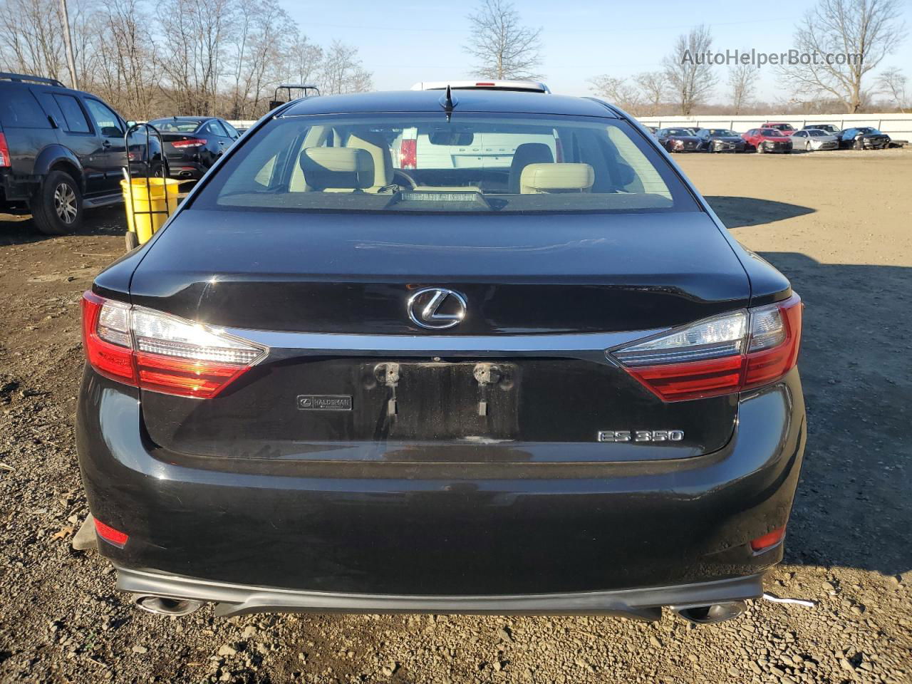 2016 Lexus Es 350 Black vin: 58ABK1GG8GU025215