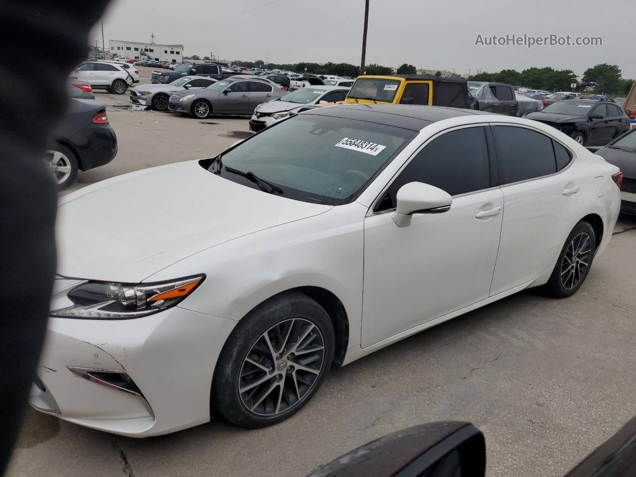 2016 Lexus Es 350 White vin: 58ABK1GG8GU027871