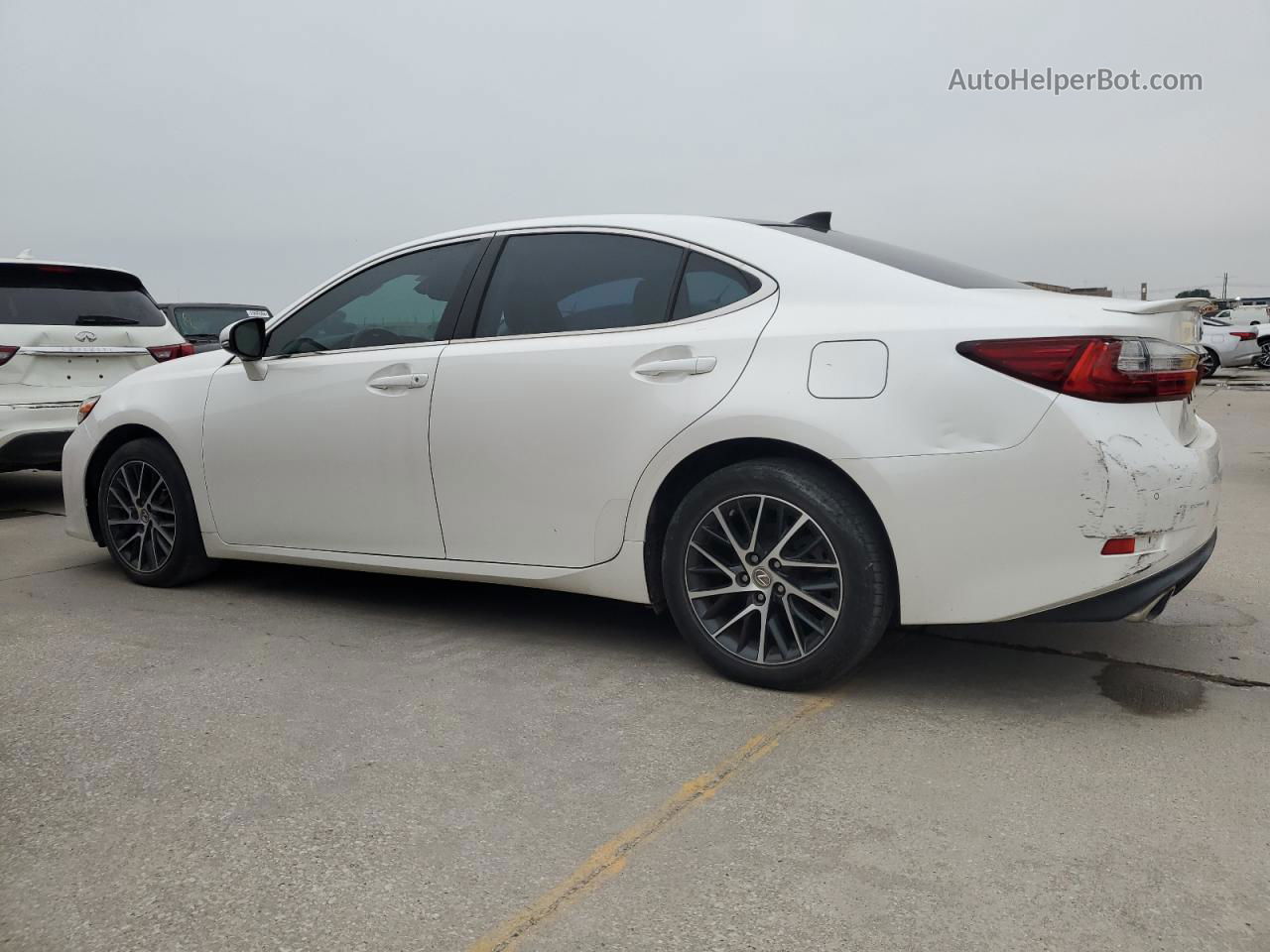 2016 Lexus Es 350 White vin: 58ABK1GG8GU027871