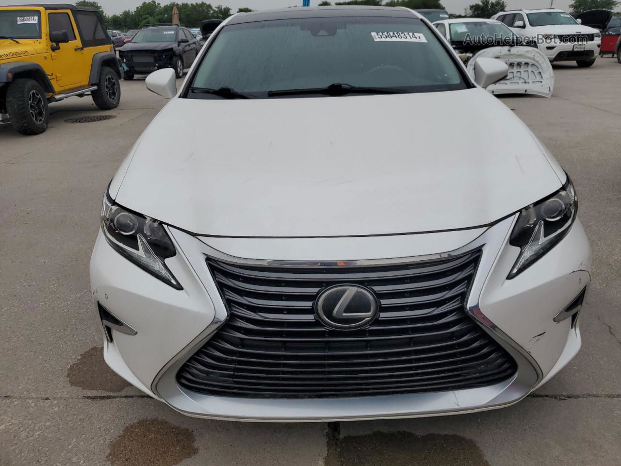 2016 Lexus Es 350 White vin: 58ABK1GG8GU027871