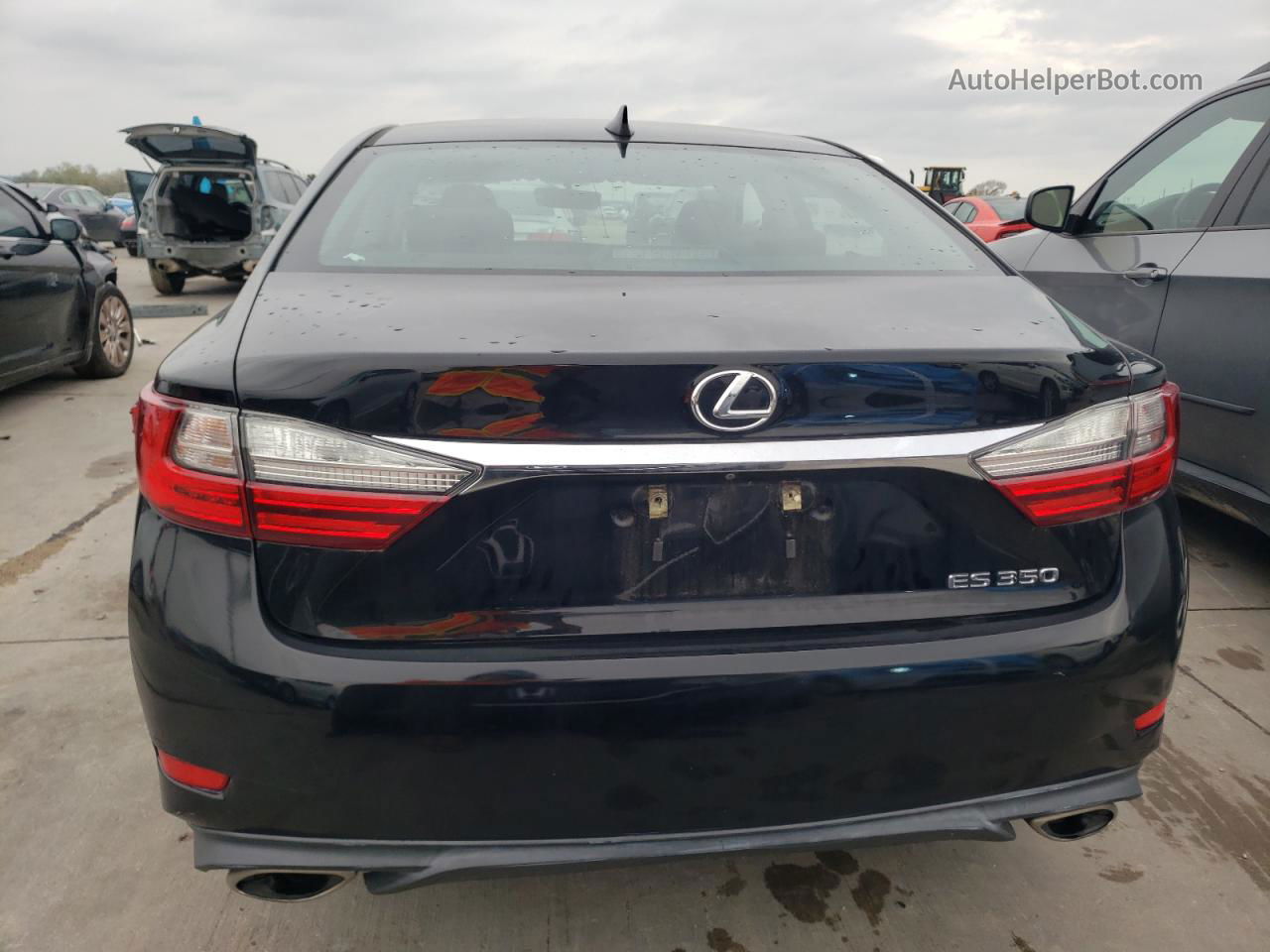 2016 Lexus Es 350 Black vin: 58ABK1GG8GU029488