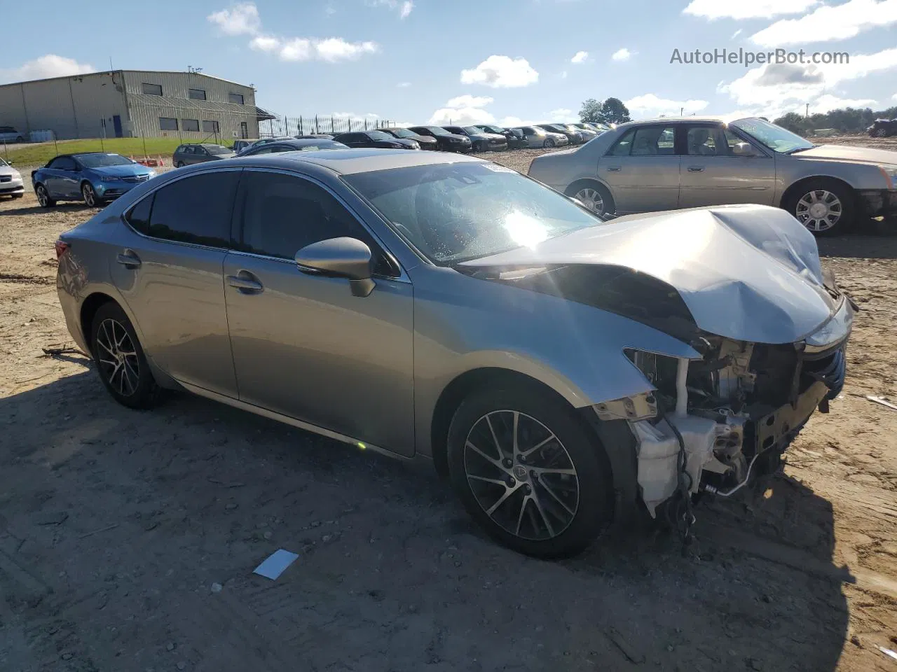 2016 Lexus Es 350 Silver vin: 58ABK1GG8GU033296