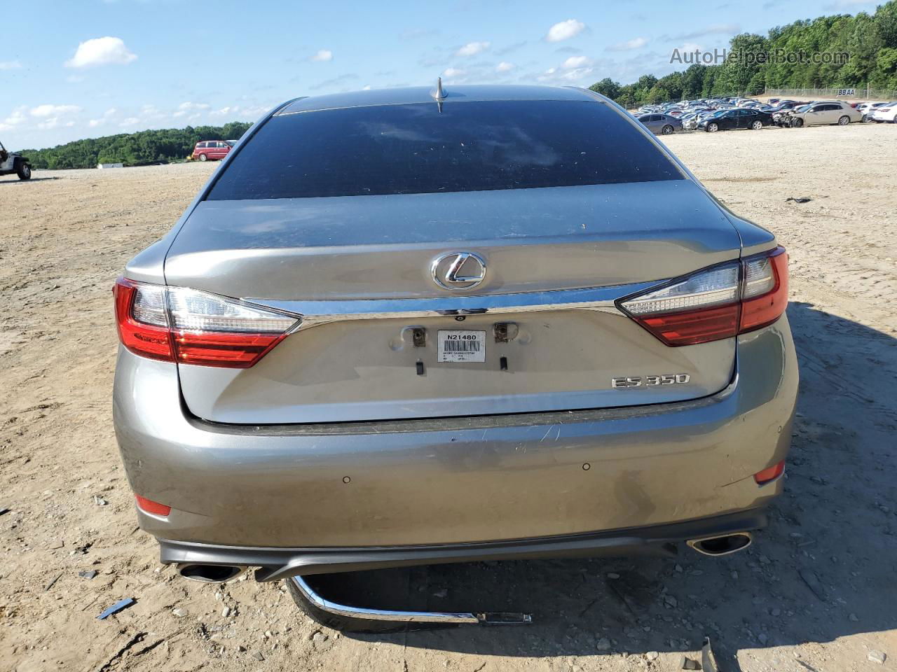 2016 Lexus Es 350 Silver vin: 58ABK1GG8GU033296