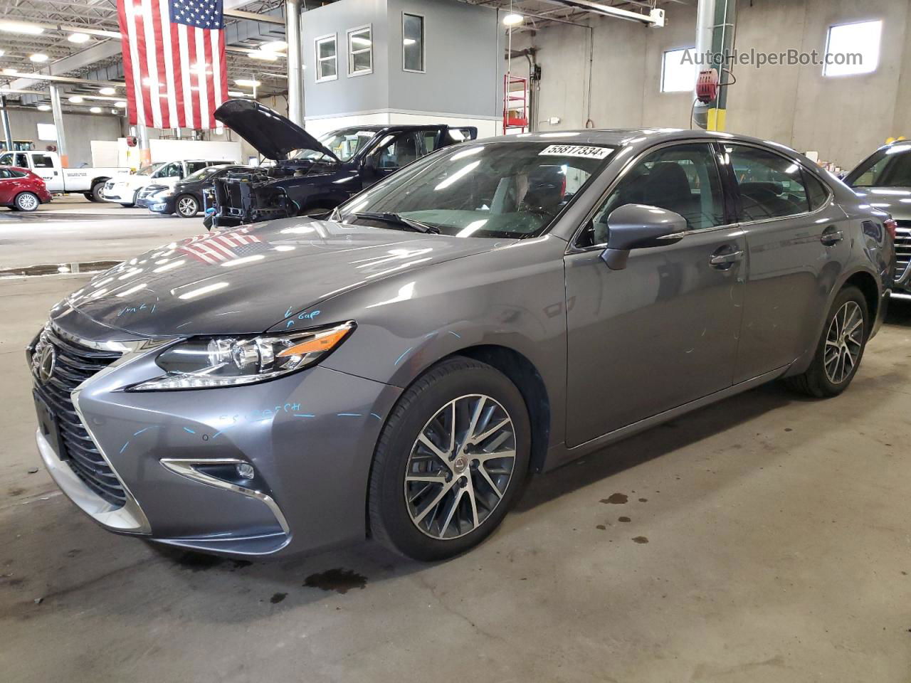 2016 Lexus Es 350 Gray vin: 58ABK1GG8GU035646