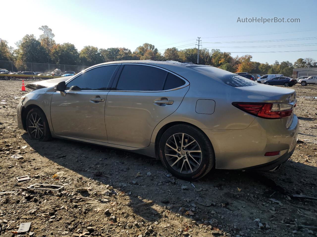 2017 Lexus Es 350 Gray vin: 58ABK1GG8HU037902