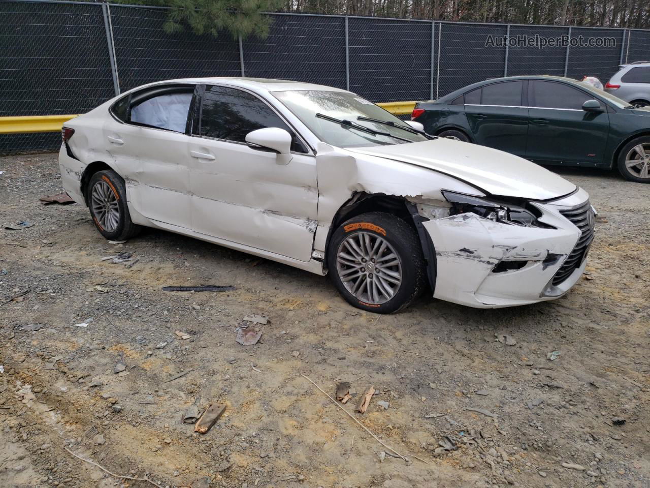 2017 Lexus Es 350 White vin: 58ABK1GG8HU046289