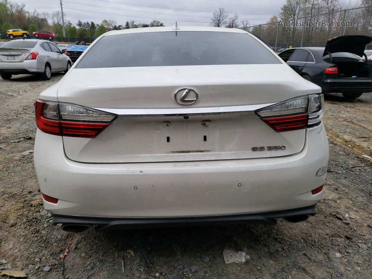 2017 Lexus Es 350 White vin: 58ABK1GG8HU046289