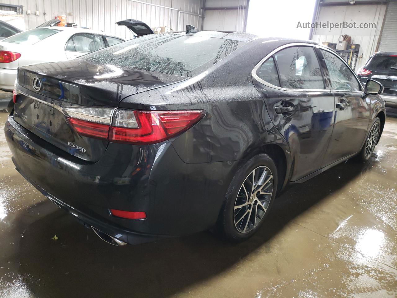 2017 Lexus Es 350 Черный vin: 58ABK1GG8HU056076