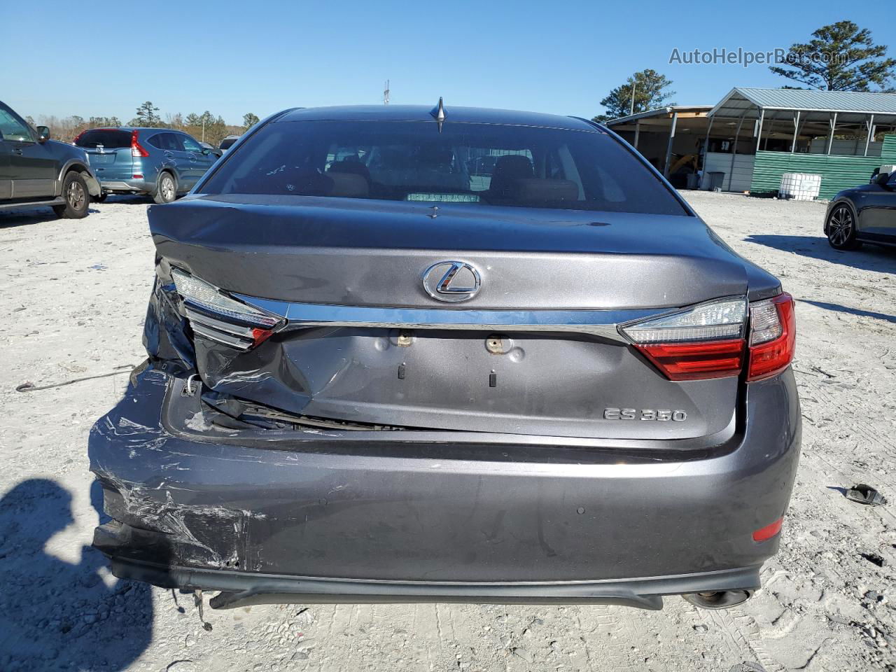 2017 Lexus Es 350 Gray vin: 58ABK1GG8HU056434