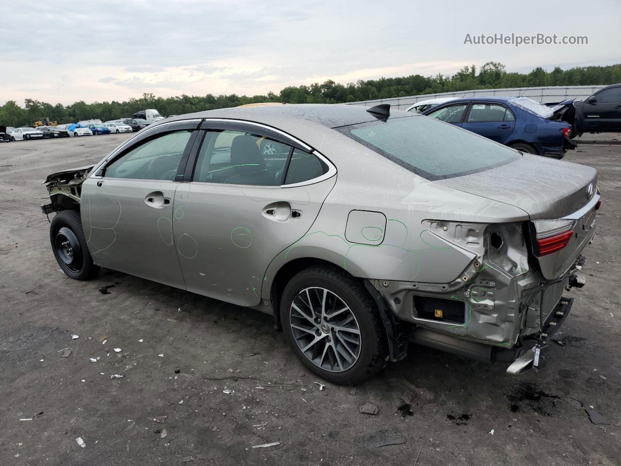 2017 Lexus Es 350 Gray vin: 58ABK1GG8HU057180