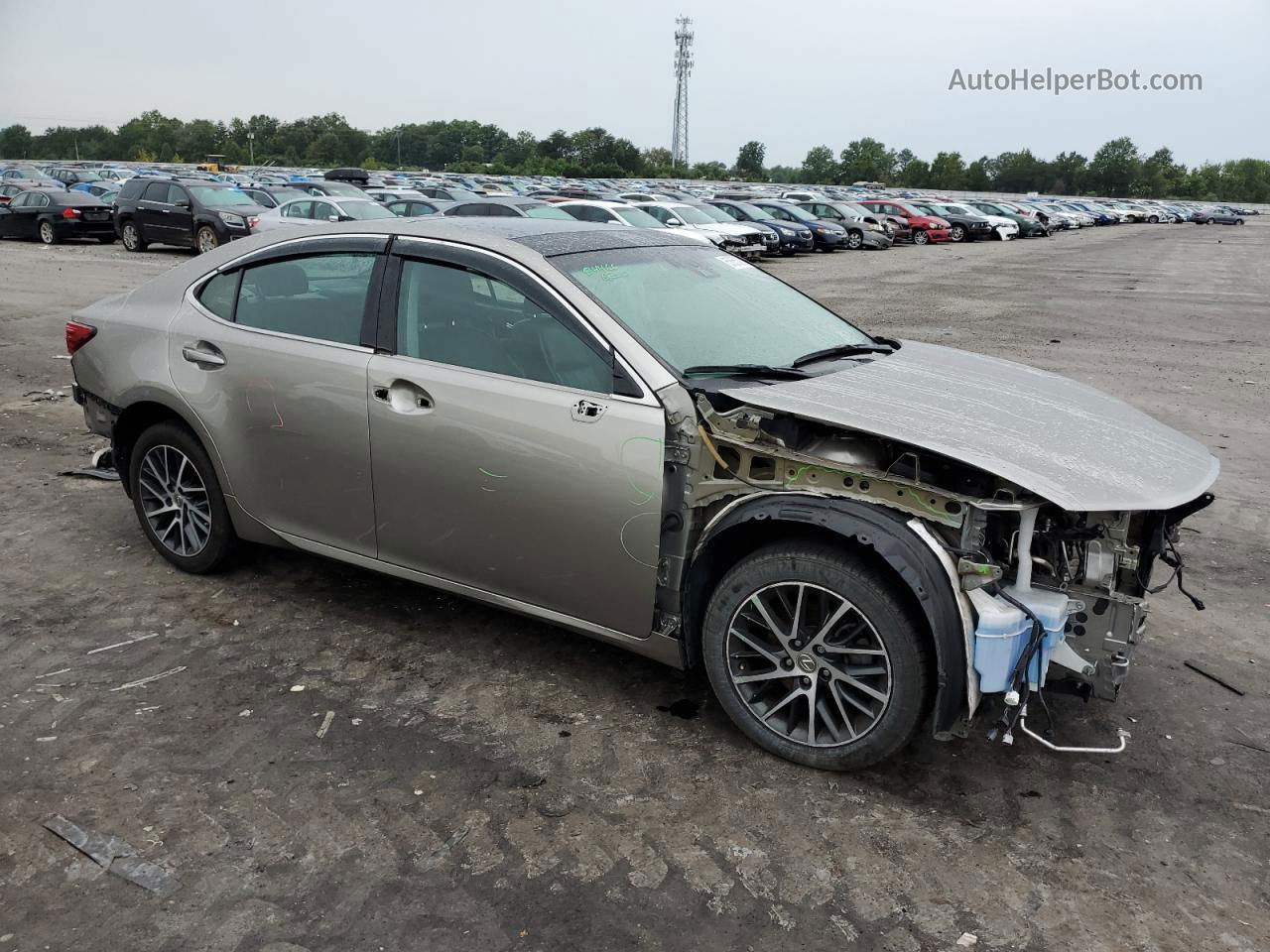 2017 Lexus Es 350 Серый vin: 58ABK1GG8HU057180