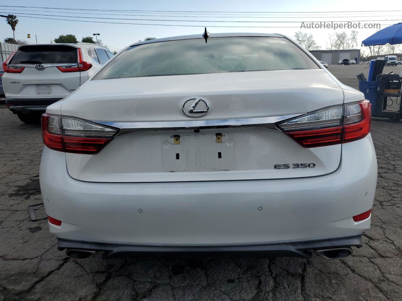 2017 Lexus Es 350 Белый vin: 58ABK1GG8HU060371