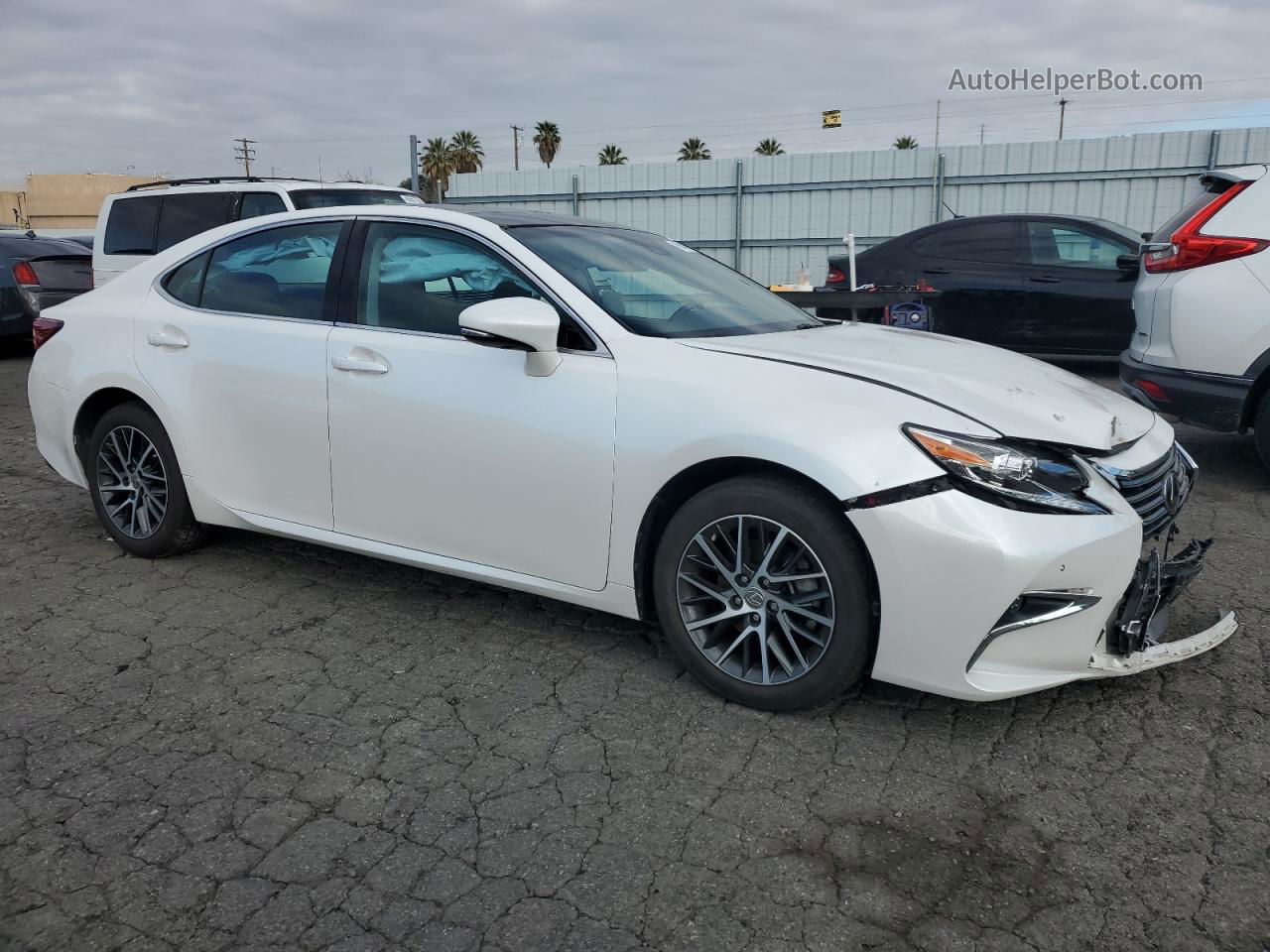 2017 Lexus Es 350 White vin: 58ABK1GG8HU060371