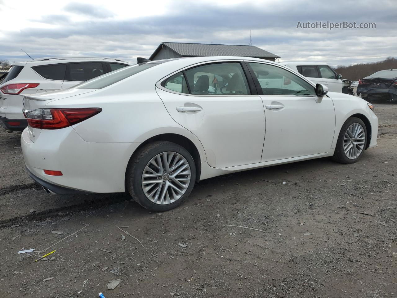 2017 Lexus Es 350 White vin: 58ABK1GG8HU060922