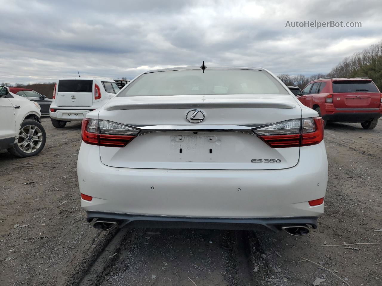2017 Lexus Es 350 White vin: 58ABK1GG8HU060922