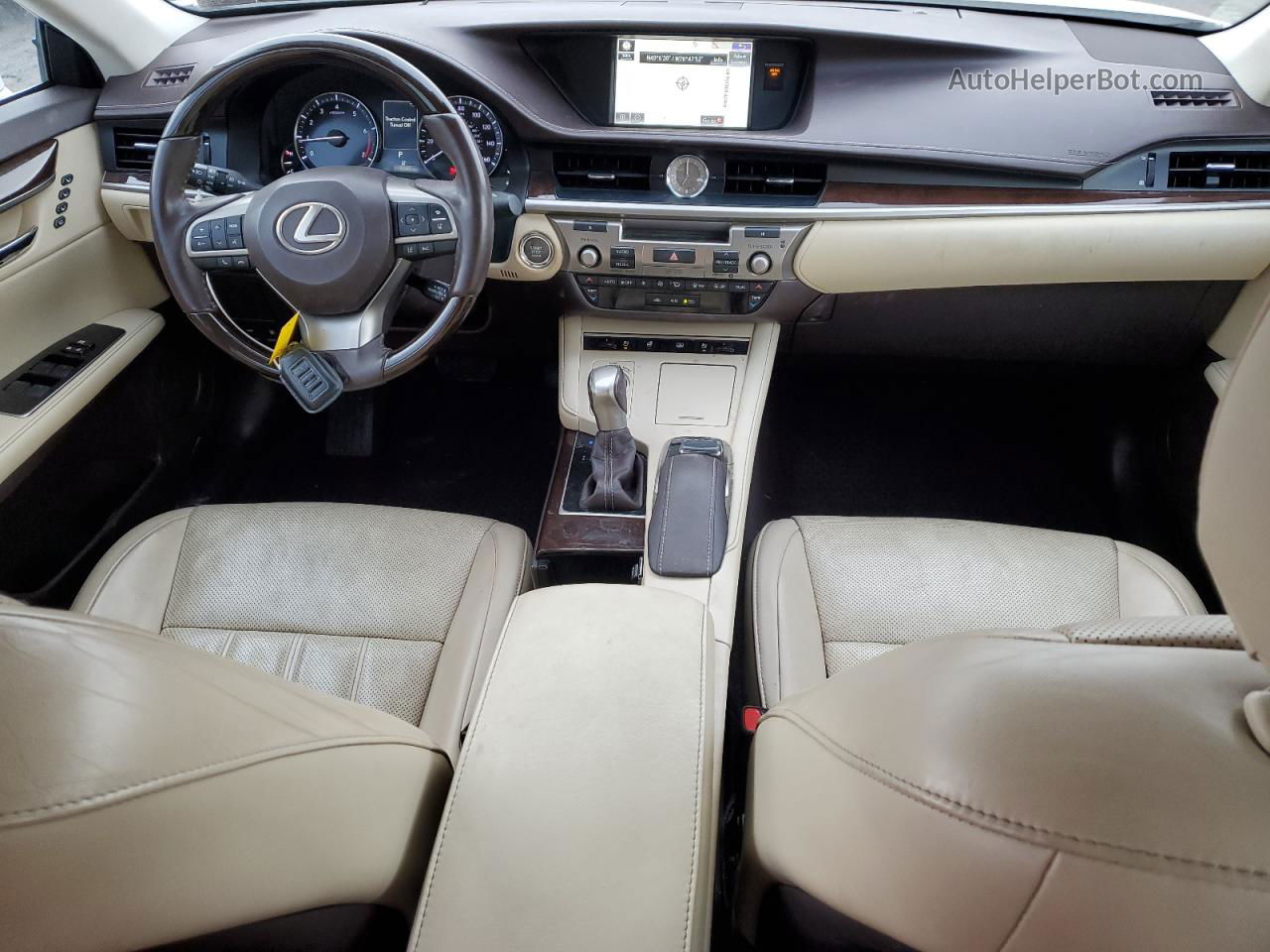 2017 Lexus Es 350 White vin: 58ABK1GG8HU060922