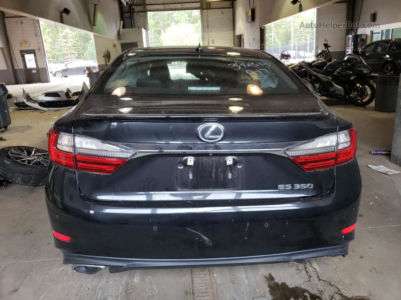 2017 Lexus Es 350 Черный vin: 58ABK1GG8HU068857