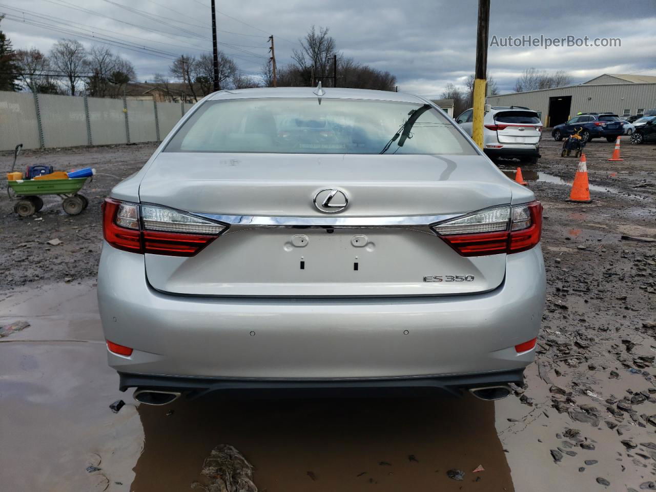 2017 Lexus Es 350 Silver vin: 58ABK1GG8HU074089