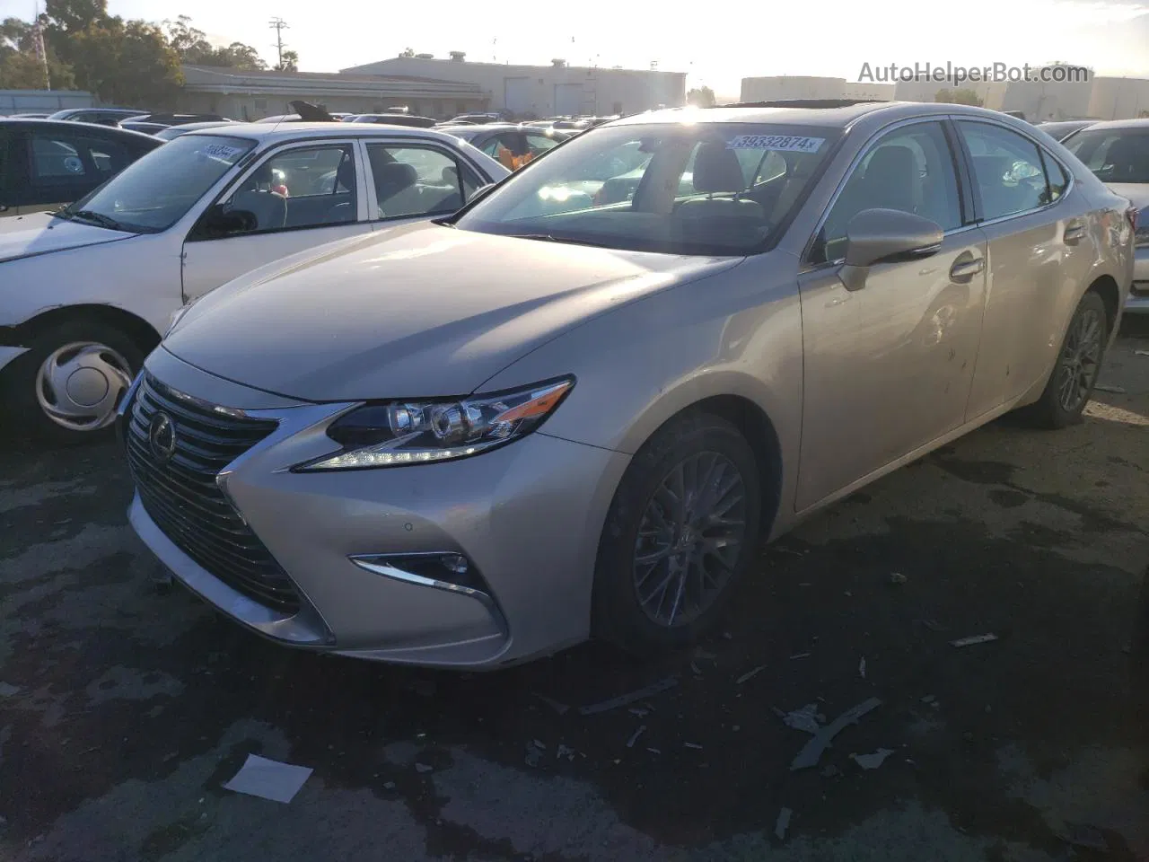 2018 Lexus Es 350 Желто-коричневый vin: 58ABK1GG8JU084322