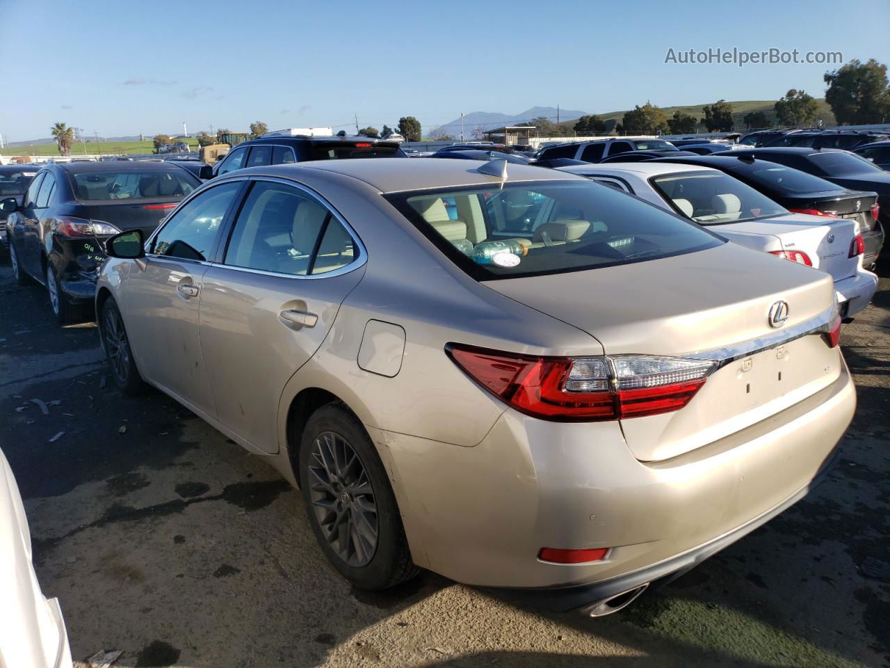 2018 Lexus Es 350 Желто-коричневый vin: 58ABK1GG8JU084322