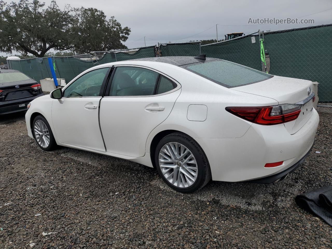 2018 Lexus Es 350 White vin: 58ABK1GG8JU085129