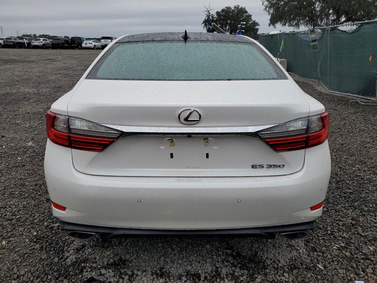 2018 Lexus Es 350 Белый vin: 58ABK1GG8JU085129