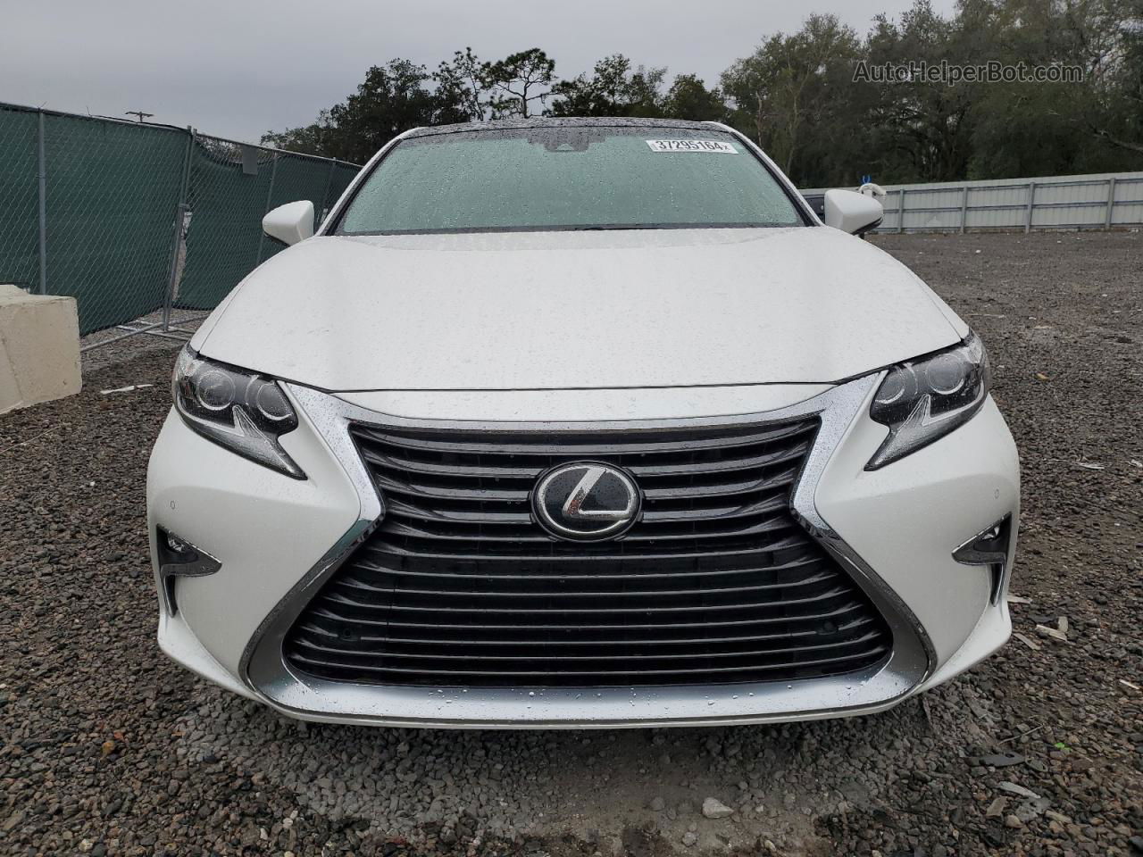 2018 Lexus Es 350 White vin: 58ABK1GG8JU085129