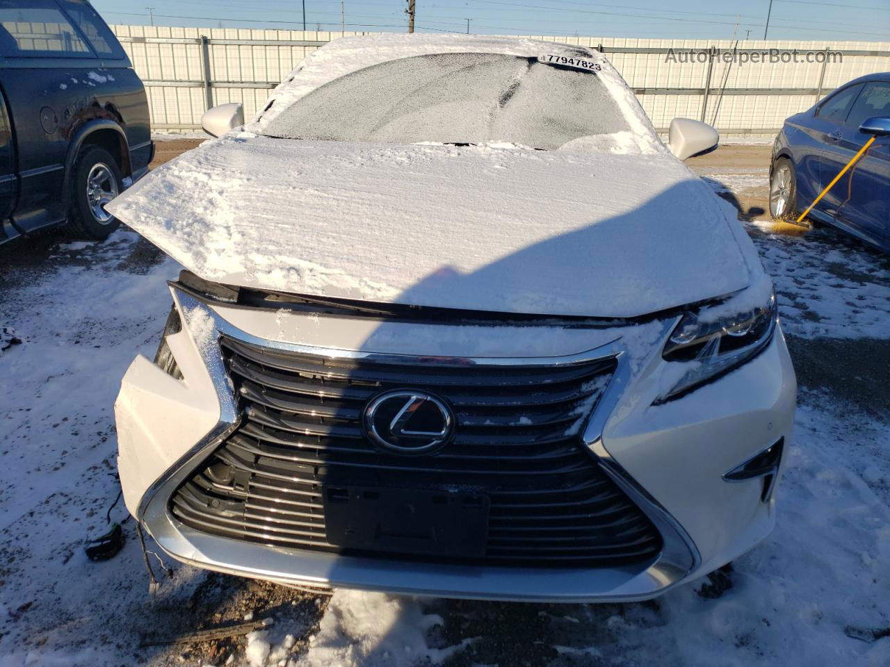 2018 Lexus Es 350 Белый vin: 58ABK1GG8JU091397