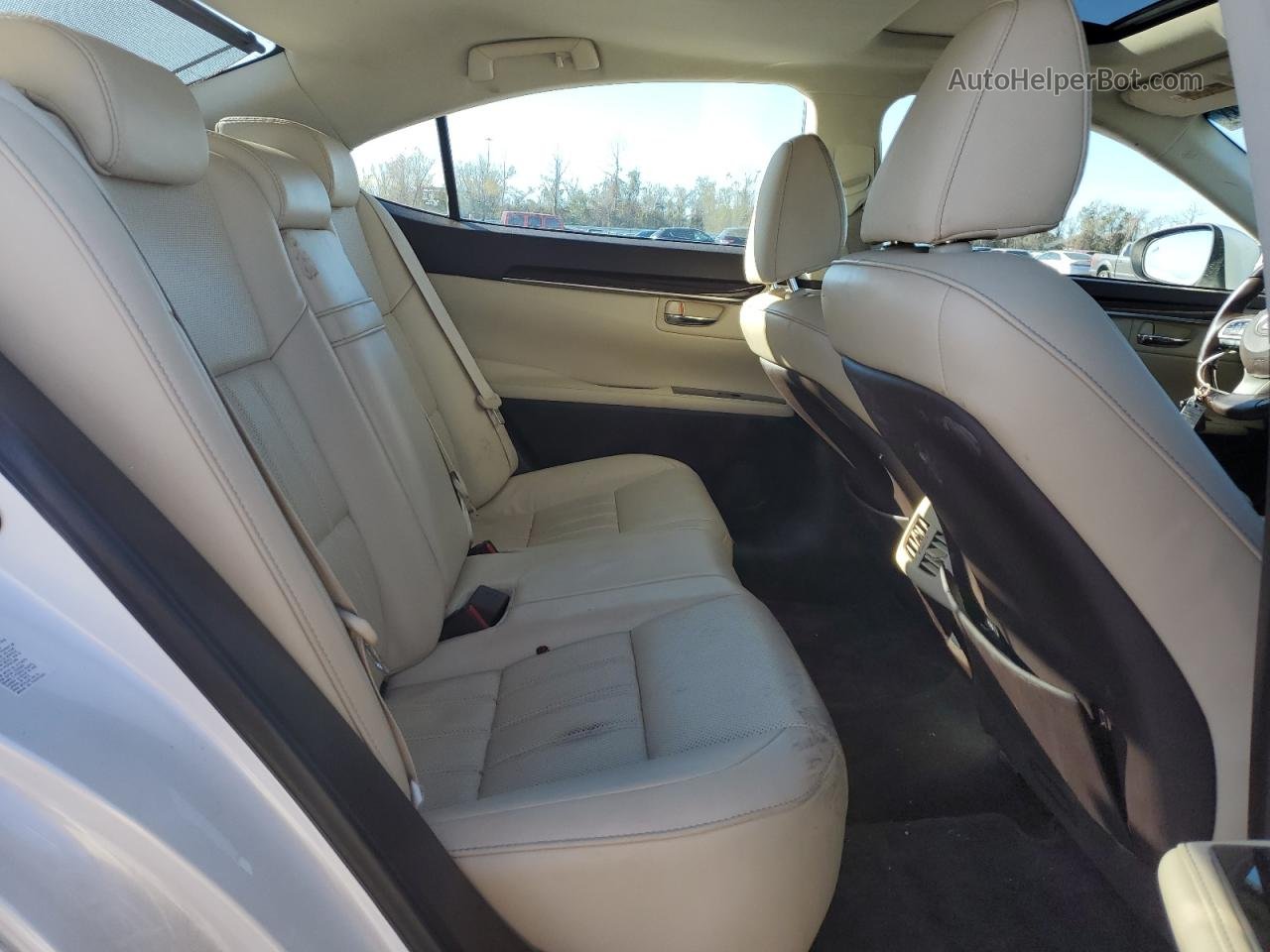 2018 Lexus Es 350 White vin: 58ABK1GG8JU099628